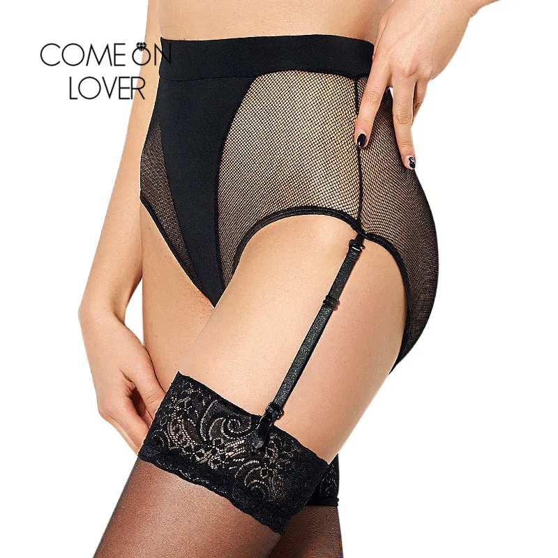 Женские трусы с высокой талией Comeonlover прозрачные подвязкой PI5090 | Женская одежда