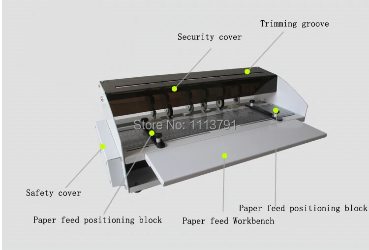 H500 book cover creasing machine 