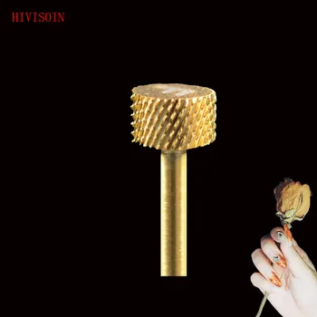 

HIVISOIN-1pcs- Carbide Nail Drill Bit - 2-Week Backfill Bit - F(60050030)-Gold