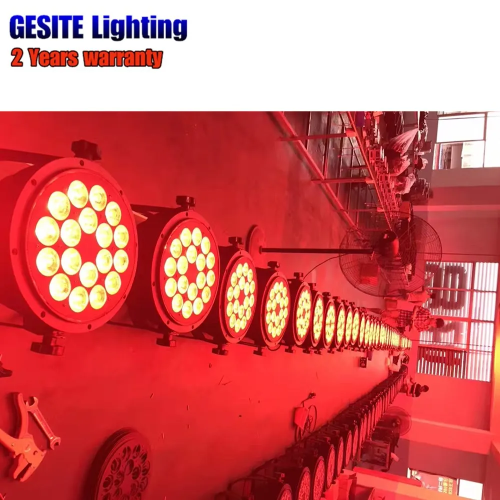 Decoração do Casamento 4 Pçs e lote Ip65 18x18 w Led Par Luz 18 Pcs Palco dj 3 4 pçslote ip65 18X18 w LED Par