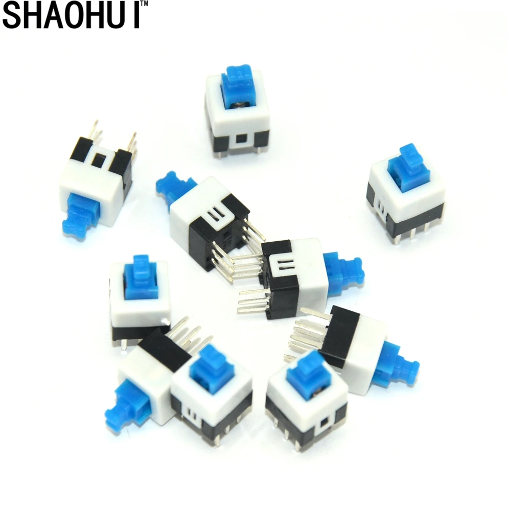 1000PCS 6 Pin Square 7mmx7mm New Product DPDT Mini Push Button Self-locking Switch free shipping | Обустройство дома