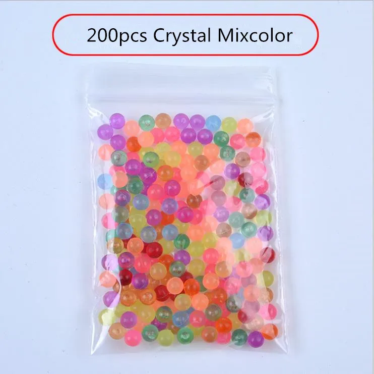 

Solid Bead Refill Pack 24 Color Sticky Perler Beads Pegboard Set Jigsaw Water beadbond Bond Toy Puzzle 200pcs/bag