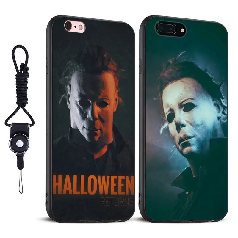 

Michael Myers Halloween Coque Tpu Soft Silicone Phone Cases Shell Cover For Apple iPhone 5 5s Se 6 6s 7 8 Plus X XR XS MAX