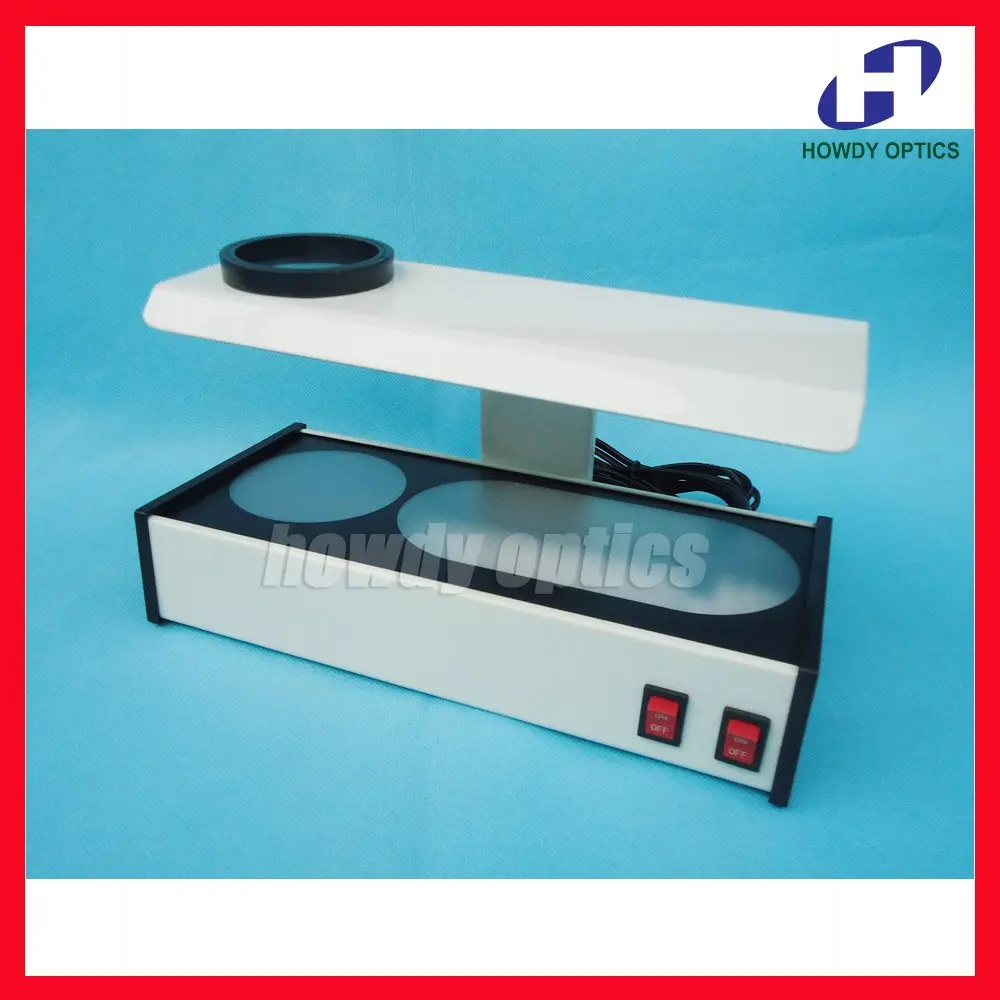 Lens stress tester, photochromic lens tester, two functions in one