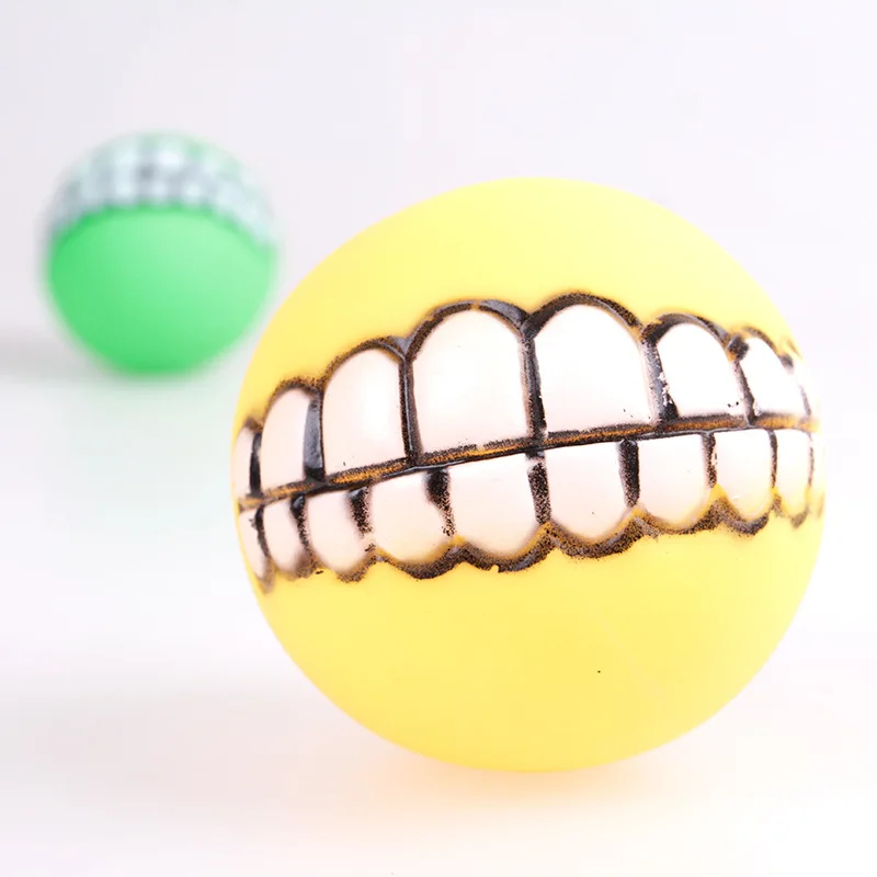 Собака Rotocast скрип Кричащие зубы мяч игрушка для собаки животное виниловая игрушка хаски Средний Большой дрессировка Жевательные Зубы игрушка