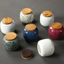Керамическая чайная коробка портативный ящик для путешествий сушеные фрукты хранение кофейных зерен контейнер для хранения канистра набор керамическая банка CL111023