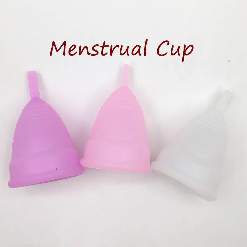 

2Pcs Reusable Menstrual Medical Grade Silicone Hygiene Menstrual Cups Lady Menstrual Cup Mestrual Coupe Menstruell S+L Dropship