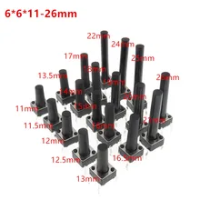 50 pçs/lote Painel PCB Momentary Tátil Tact Mini Push Button micro Interruptor DIP