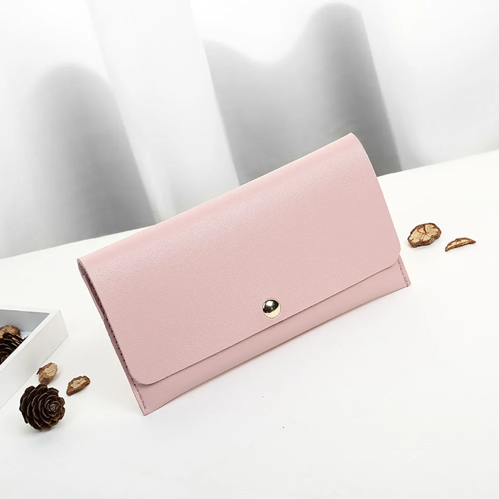 

XINIU Women Leather Wallet Solid Lichee Pattern Road Fashion Wallet Coin Bag Purse Phone Bag Card Holder 2019 New cartera mujer