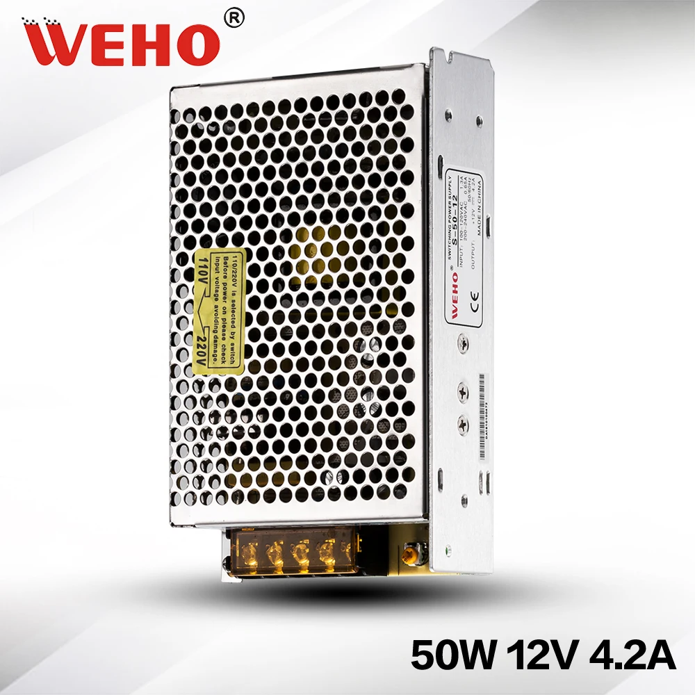 (S 50 12) Вт 12VDC импульсный источник питания/светодиодный трансформатор|switch power|switching