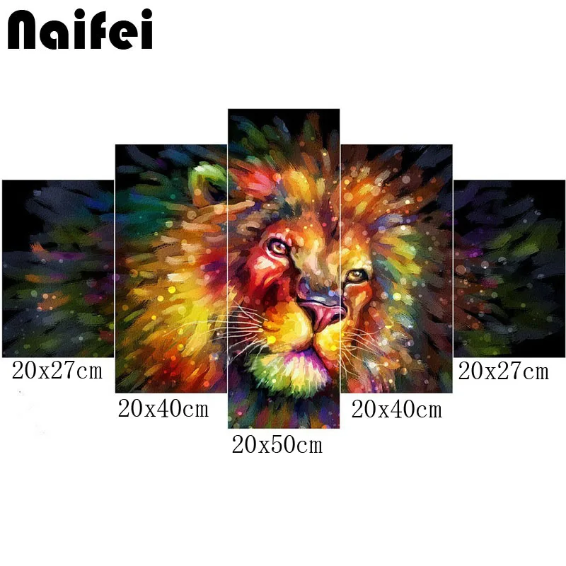 

animal lion 5D, diamond painting,5pcs cross stitch, 3d picture, picture,full, diamond embroidery,mosaic, handicrafts