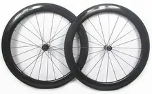 Best qulity 700C width 25mm chinese carbon road bike clincher wheels 60mm with DT 240s hub sapim spokes