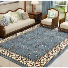 Классический американский стиль большой размер ковер для гостиной, ретро Персидский Узор прикроватный ковер, утолщенный ковер для украшения дома