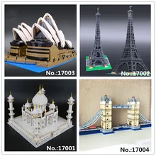 

LEPIN 1701 The taj mahal 1702 The Eiffel Tower 1703 Sydney Opera House 1704 London bridge Building Block