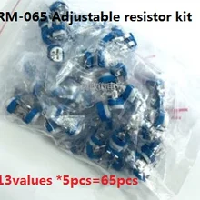 13 ценности* 5 шт. = 65 шт RM-065 регулируемый резистор комплект 100R-1M упаковка потенциометров 1K 102 103 10k 104 100k 101 100R 201 200R 501