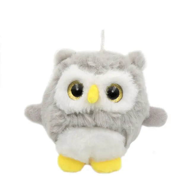 4" Small Kawaii Owl Big Eyes Bird Plush Toys Stuffed