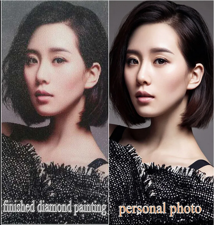 

Embroidery 5D diamond mosaic painting make preview for your personal photos or pictures mosaic image diamond needlework P001