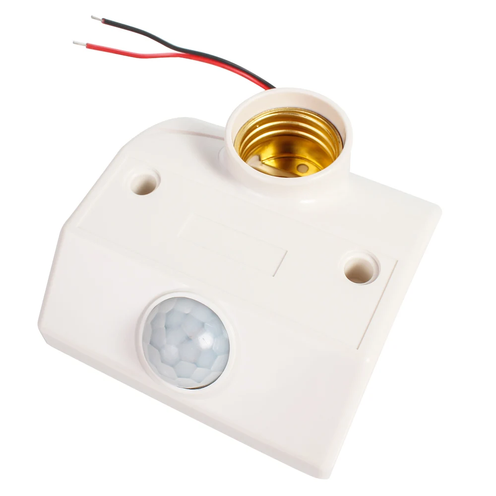LightInBox Wall Lamp 80W E27 Holder Socket LED Bulb Light Base Automatic Body Infrared IR Sensor PIR Motion Detector | Игрушки и хобби
