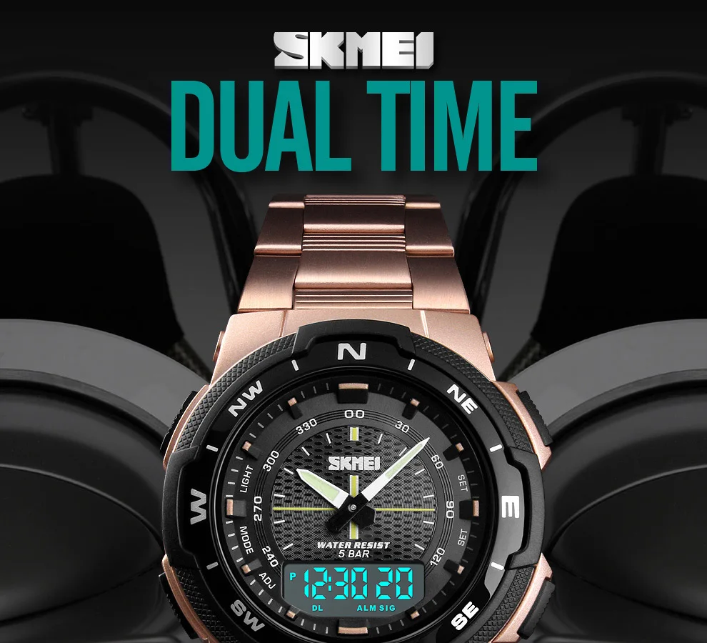 SKMEI модные мужские часы спортивные мужские часы, наручные часы лучший бренд роскошные стальные повседневные водонепроницаемые кварцевые наручные часы Relogio Masculino