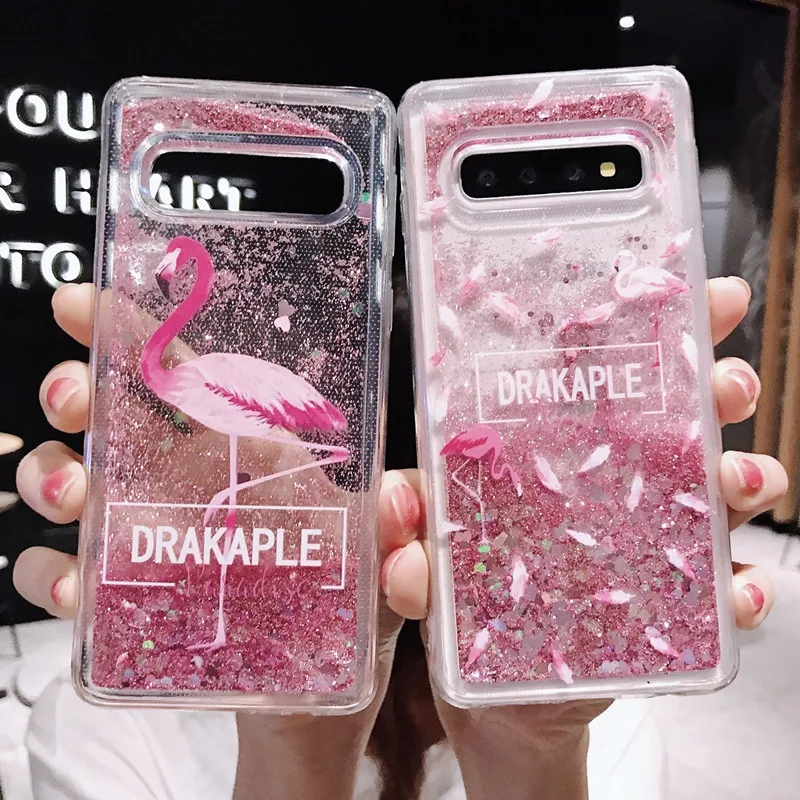 S20 S20 Plus Ultra case Flamingo Samsung galaxy case S9 Plus S10 Plus S10e s8 s7 edge Note 20 10 9 pink bird Samsung S21 Fe Plus Ultra