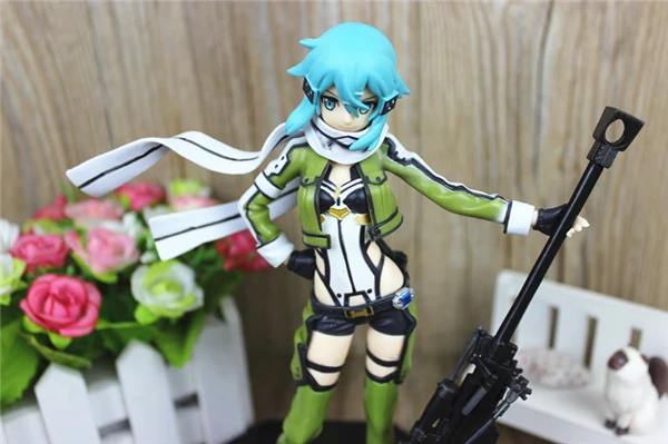 Аниме Меч Art Online 2 Sinon Asada Shino Sao ПВХ фигурка игрушки 20 см II игрушки|toy battery operated cars|toy