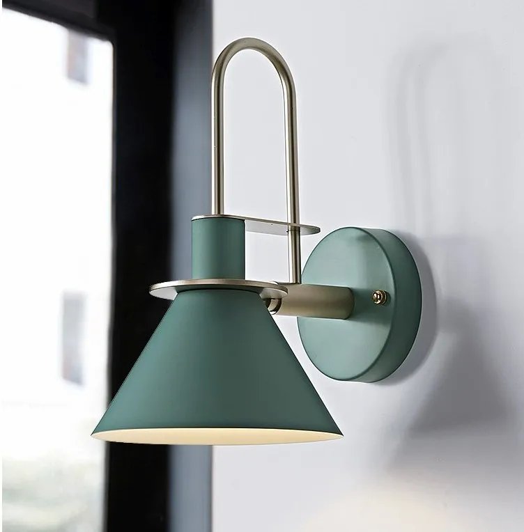 

LED Indoor Lighting Wall Lamp Modern Home lustre Decoration Sconce iron Lamp Six Color 5W 220V For Bath Corridor