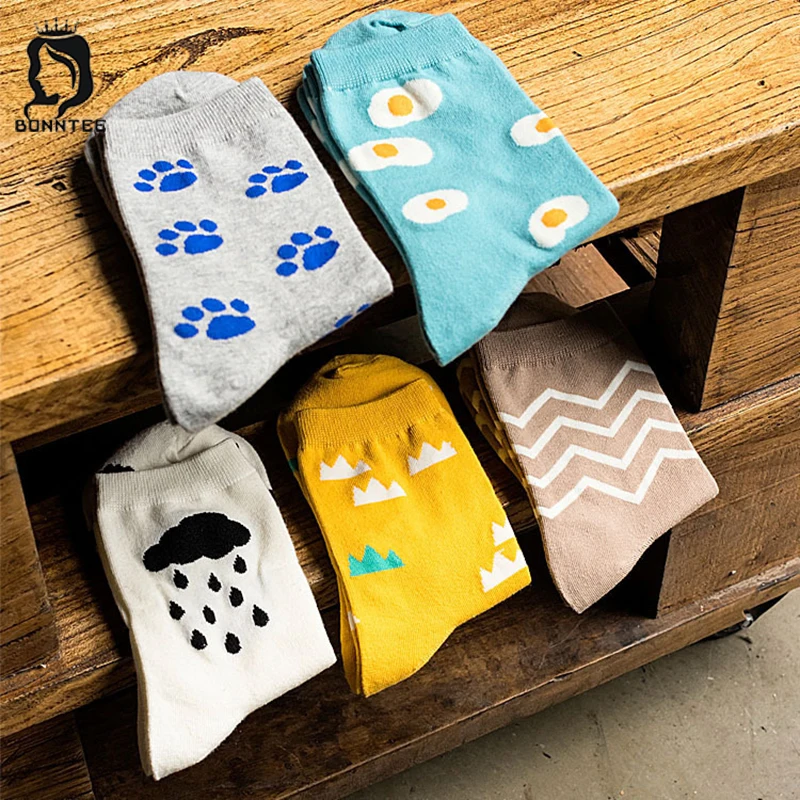 

Breathable Cotton Women Winter Funny Socks Female High Elasticity Solid Colorful Womens Cute Sock Fashion Females Korean Style
