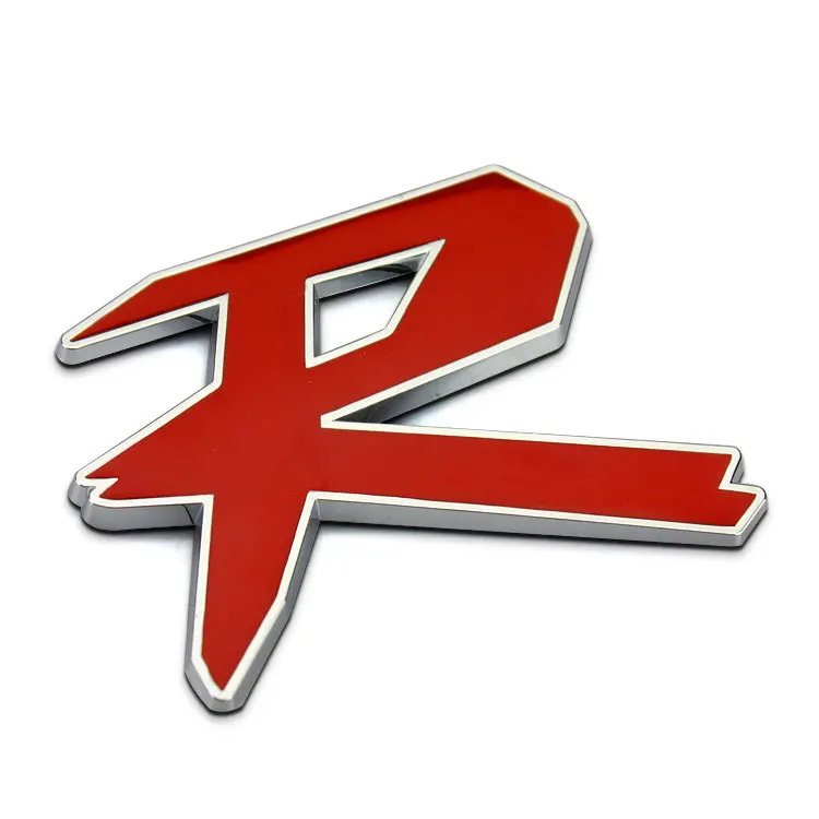 CHROME STYLE 16V CAR BADGE DECAL SELF ADHESIVE