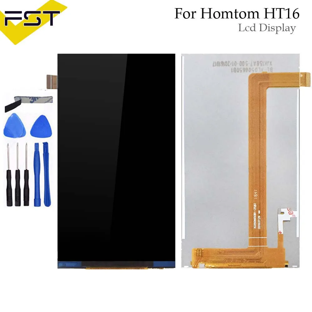

For Homtom HT16 5.0inch LCD Display Screen Perfect Repair Parts for Homtom HT16 Pro Mobilephone Digital Accessory With Tools