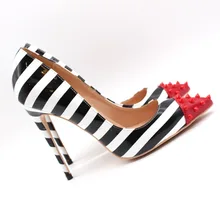 Free shipping fashion women Pumps lady zebra patent leather spikes Pointy toe high heels shoes Stiletto Heeled 12cm 10cm 8cm цена Free shipping fashion women Pumps lady zebra patent leather spikes Pointy toe high heels shoes Stiletto Heeled 12cm 10cm 8cm цены онлайн