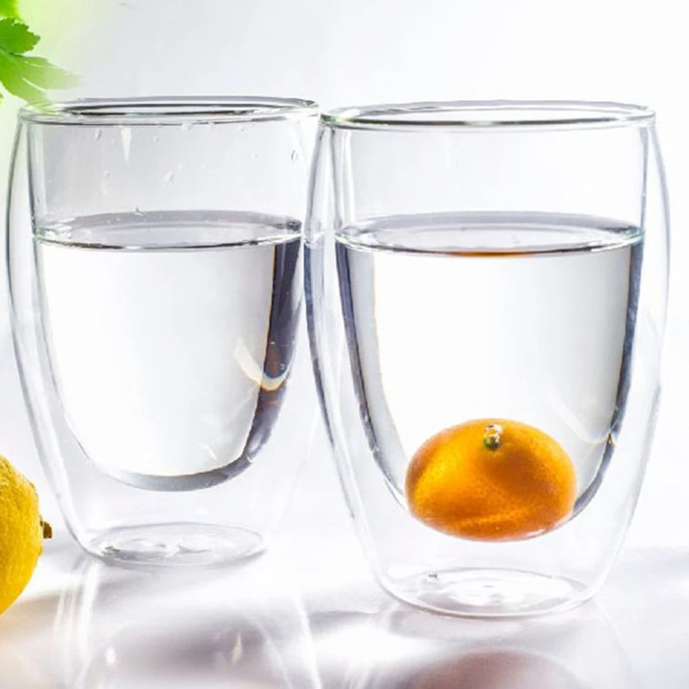 80/250/350/450 мл термостойкая двухслойная стеклянная чашка для молока чая кофе
