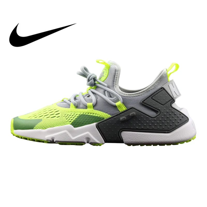 

Nike Air Huarache Drift BR 6 Men's Running Shoes Green/Black Breathable Non-slip Lightweight AO1133