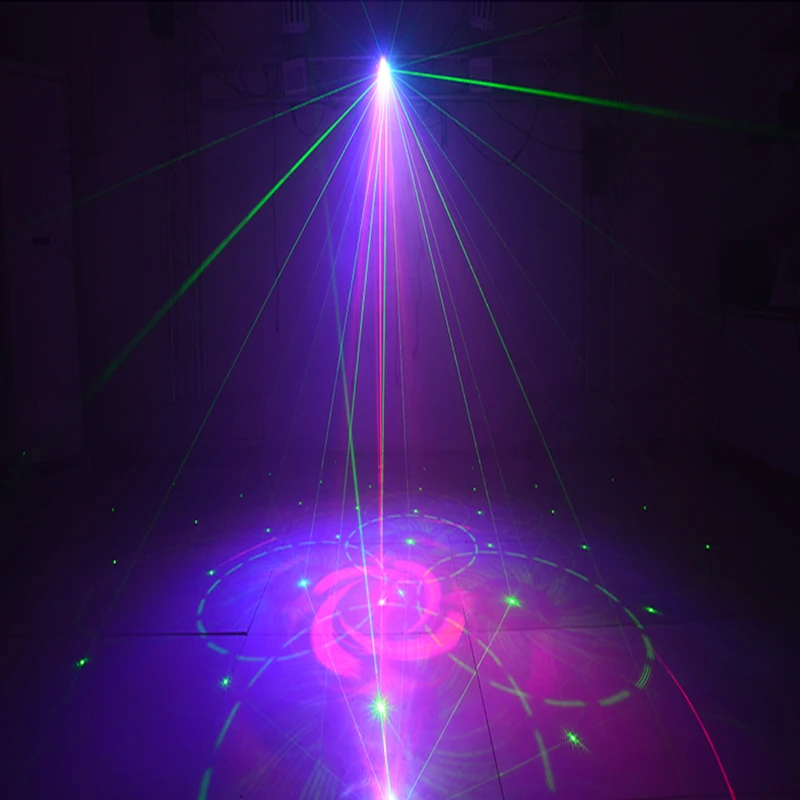 36 узоров светодиодный лазерный Звездный проектор диско свет DJ RGB 3 объектива мини