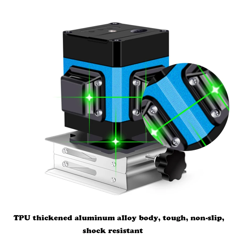 XEAST Горячая 12 линия лазерный уровень для укладки плитки самонивелирующийся 360 горизонтальный и вертикальный крест зеленый 3D лазерный уровень