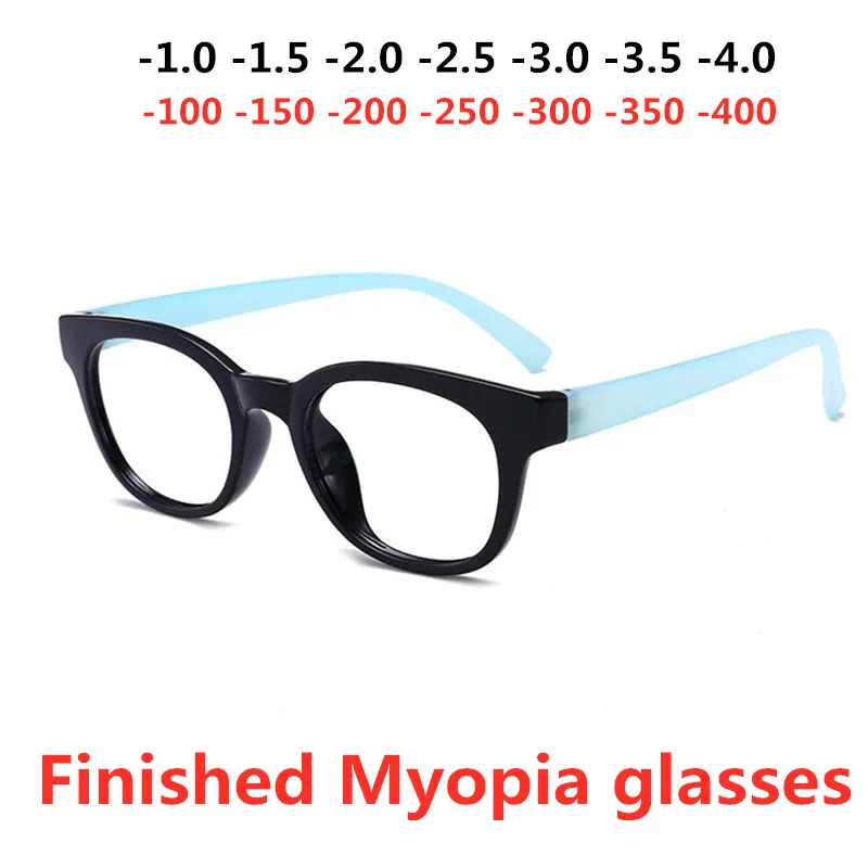 

8 Colors-1.0 -1.5 -2.0 -2.5 -3.0 -3.5 -4.0 Black Blue Yellow PC Nearsighted Men Women Students Finished Myopia Glasses Frames
