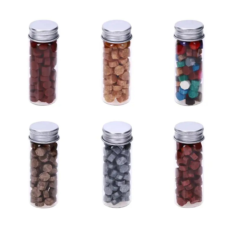 

Retro Non Stick Fire Seal Wax For Retro Seal Stamp Wedding Envelope Card Granular With Box Vintage Sealing Wax Sticks Seal