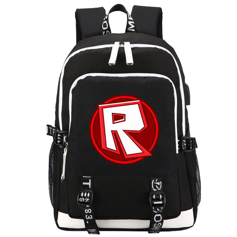 Горячая игра мультфильм Roblox Рюкзак Студенческие школьные сумки Мода Досуг Laptopbag