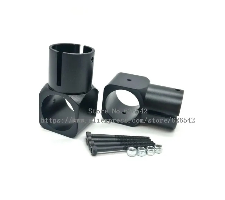 Multi axis aircraft Landing gear Aluminum Alloy three channel Tripod 16mm 25mm 30mm Carbon fiber tube connector UAV accessories