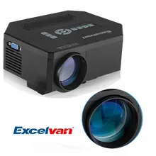 Excelvan Portable Projector 150 Lumens Multimedia Home Theater LCD Projector 20,000 Hours LED Lamp Life,Lower Power Consumption