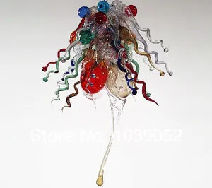 

Multi Colored Modern LED Blown Glass Antler Chandelier
