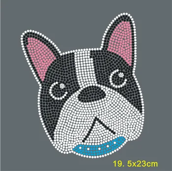 

Iron On Transfers Hotfix Rhinestone Cartoon Patch Customize Motif Rhinestones 10Pieces/lot Diy Transfert Thermocollants T-Shirt