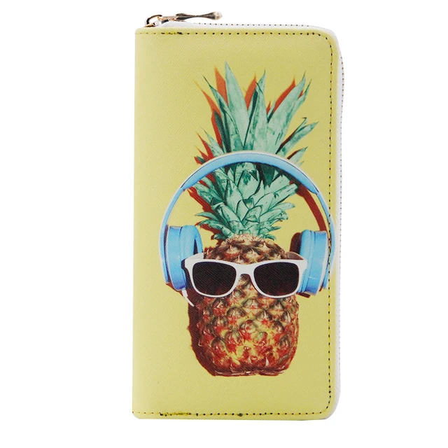 cute pineapple with sunglasses girly fashion cute sunglasses pineapple print cartoon women purse long clutch credit card holder phone case zipper cute pineapple with sunglasses girly fashion cute sunglasses pineapple print cartoon women purse long clutch credit card holder phone case zipper