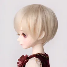 Кукла аксессуары 1/3 1/4 1/6 BJD парик куклы волосы парик короткий боб прямой косая челка милые Для мальчиков и девочек женщина Человек Детские из искусственного меха-ga08