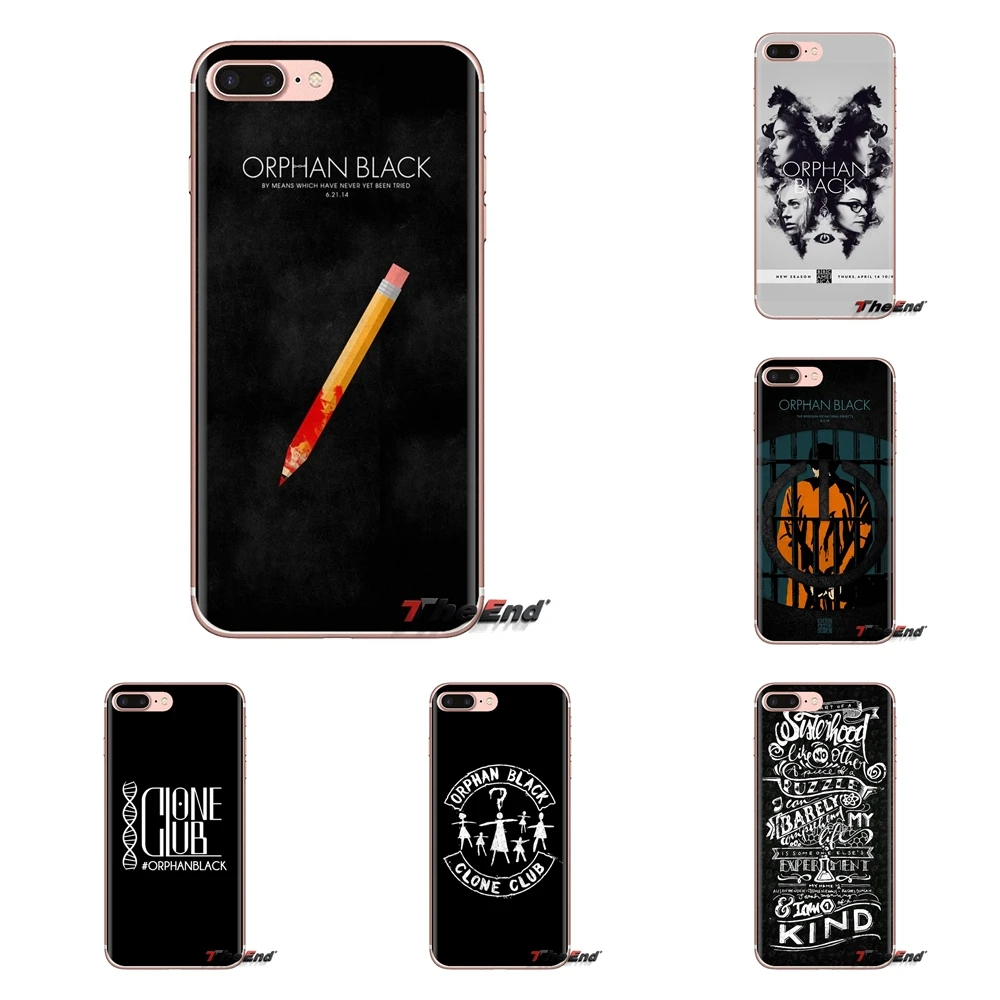 For Samsung Galaxy A3 A5 A7 A9 A8 Star A6 Plus 2018 2015 2016 2017 Soft Transparent Shell Covers Orphan Black Clone Club Poster |