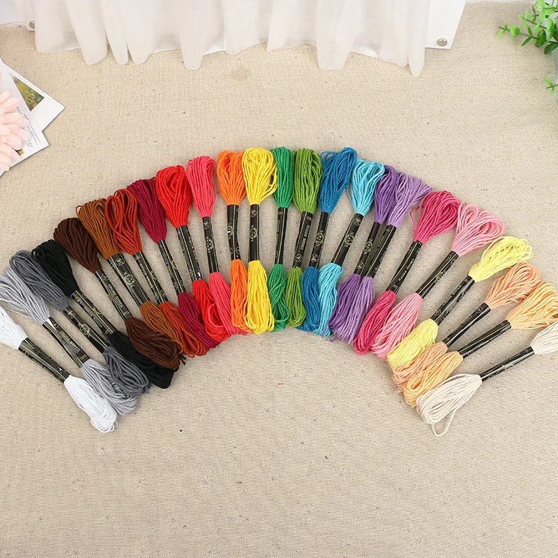 

50 Mix Colors Embroidery Cross Stitch Line Yarn Thread