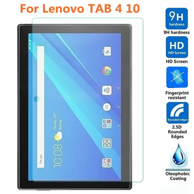 Закаленное стекло 9H для Lenovo TAB 4 10 Оригинальная защитная пленка Взрывозащищенная