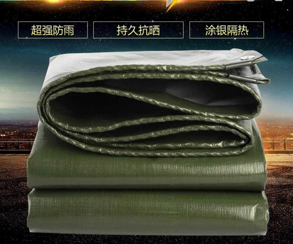 Настроить 10 м X 12 м army green Открытый водонепроницаемый материал, водонепроницаемый чехол, дождь брезент, грузовик брезент. больше материал