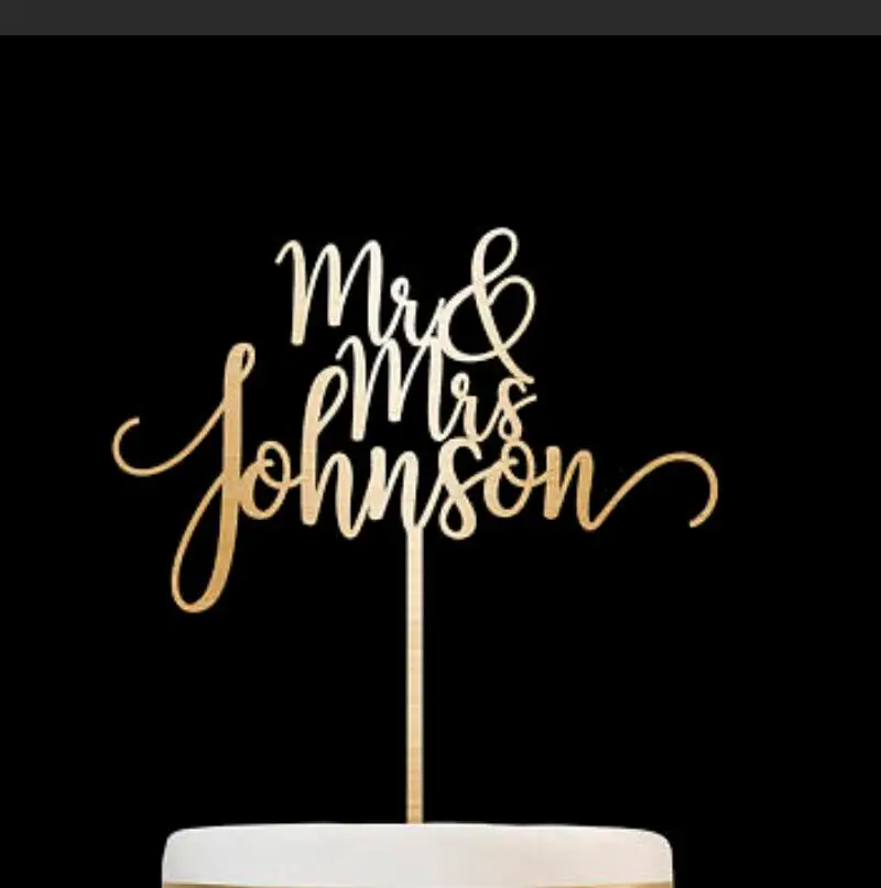 

Customized Wedding Cake Topper, Personalized Cake Topper for Wedding, Custom Personalized Wedding Cake Topper, Mr and Mrs Cake