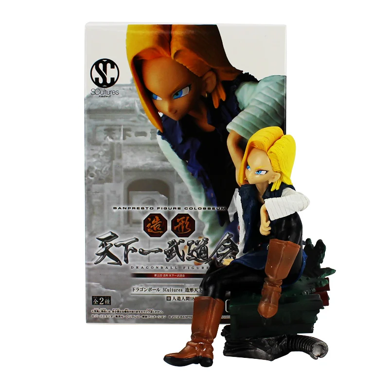 

NEW Anime Dragon Ball Z Android NO.18 Banpresto Figure Colosseum PVC Action Figure Collectible Model Toy For Kids Birthday Gift