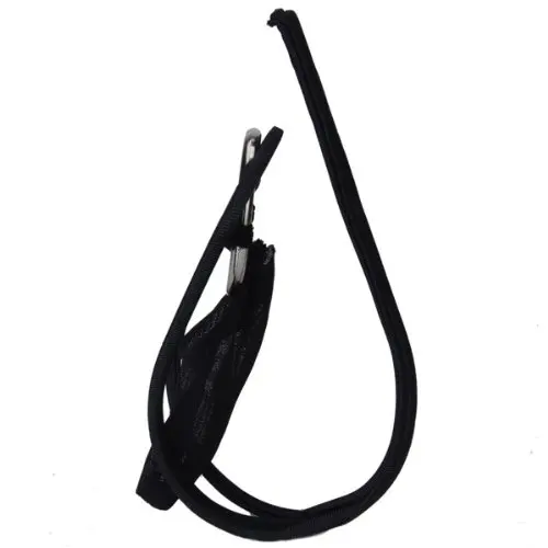 

2017 NEW Open Front C-String for Men Invisible Underwear with Metal Ring and Bag - Black